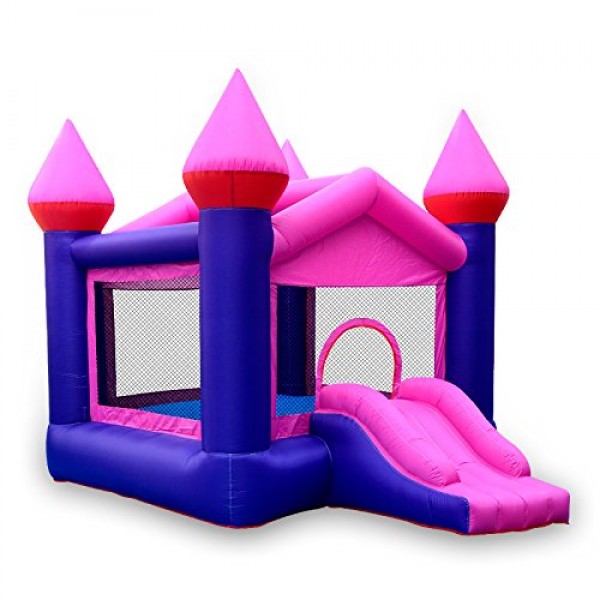 doctor dolphin Inflatable Pink Bounce Castle House Kids Party Boun...
