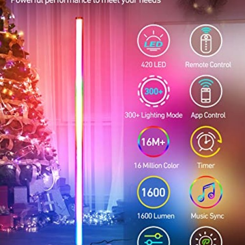 Docusvect Color Changing RGB IC Corner 300+ Mode 360° Fully Illumi...