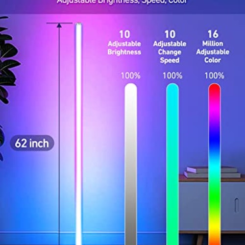 Docusvect Color Changing RGB IC Corner 300+ Mode 360° Fully Illumi...