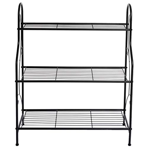 DOEWORKS 3 Tier Metal Plant Stand, Plant Display Rack,Stand Shelf,...