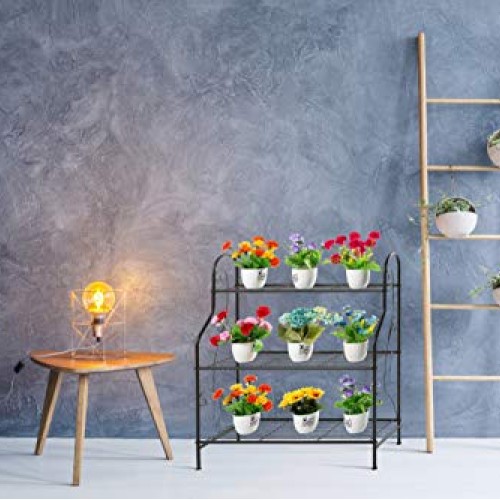DOEWORKS 3 Tier Metal Plant Stand, Plant Display Rack,Stand Shelf,...