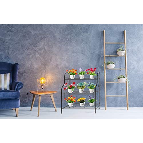 DOEWORKS 3 Tier Metal Plant Stand, Plant Display Rack,Stand Shelf,...