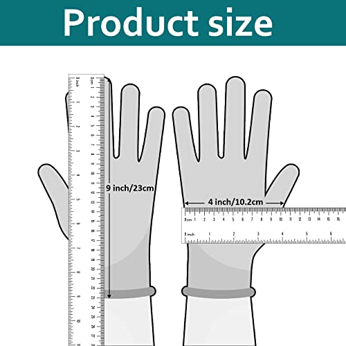 DOFOWORK Gardening Gloves - 6 Pair, Breathable Natural Latex, Blue...