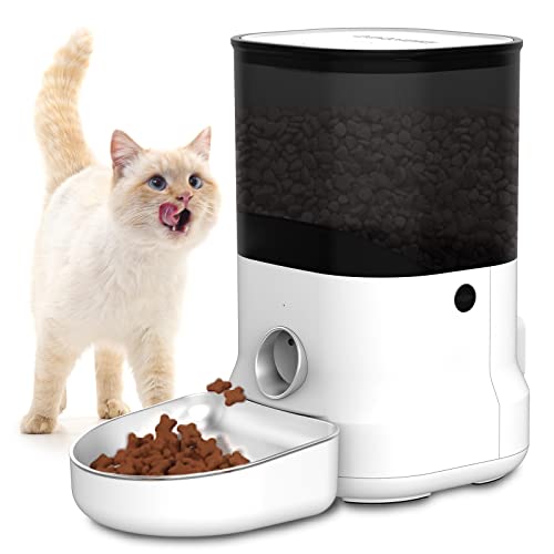DOGNESS Automatic Cat Feeders, Dog Food Dispenser with Voice Recor...