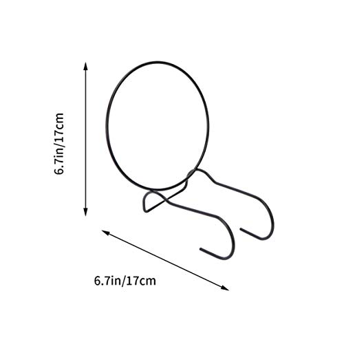DOITOOL 2Pcs Flower Pot Holder Ring Metal Wire Over Deck Rail Plan...