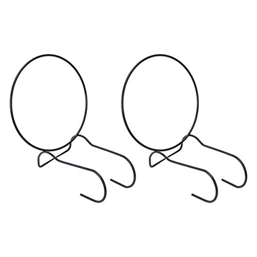 DOITOOL 2Pcs Flower Pot Holder Ring Metal Wire Over Deck Rail Plan...
