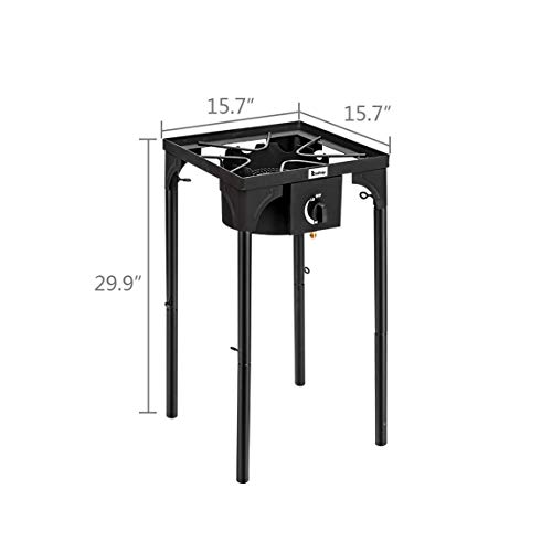 DOLMER Outdoor Camp Stove High Pressure Propane Gas Cooker Portabl...
