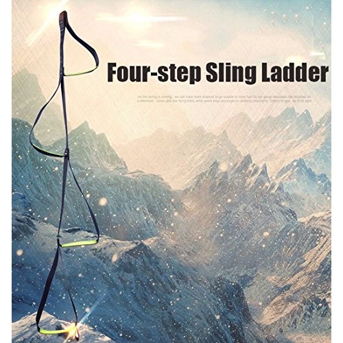 Dometool 4-Step Etrier Webbing Ladder Climbing Strap Ladder Rope L...
