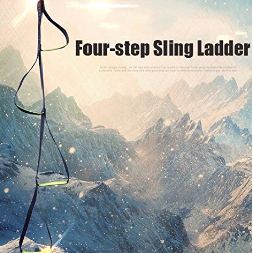 Dometool 4-Step Etrier Webbing Ladder Climbing Strap Ladder Rope L...