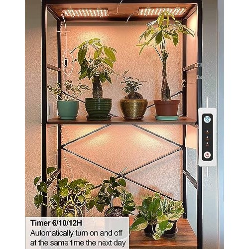 DOMMIA Grow Lights for Indoor Plants, 20W Full Spectrum Grow Light...