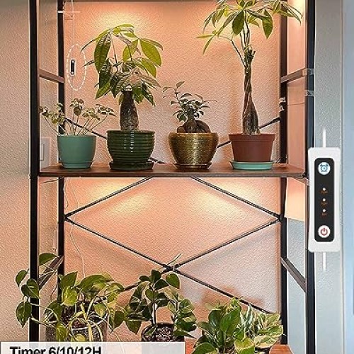 DOMMIA Grow Lights for Indoor Plants, 20W Full Spectrum Grow Light...