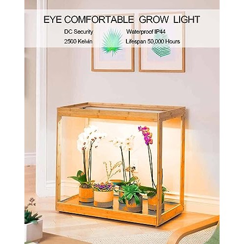 DOMMIA Grow Lights for Indoor Plants, 20W Full Spectrum Grow Light...