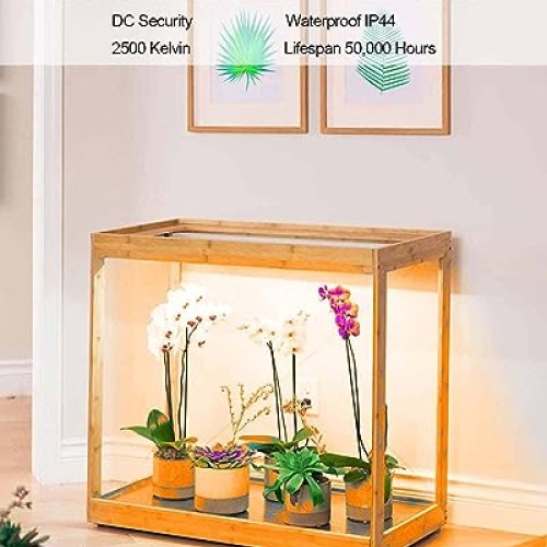 DOMMIA Grow Lights for Indoor Plants, 20W Full Spectrum Grow Light...
