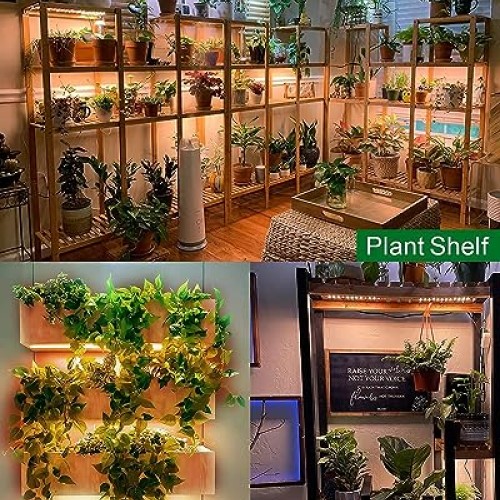 DOMMIA Grow Lights for Indoor Plants, 20W Full Spectrum Grow Light...