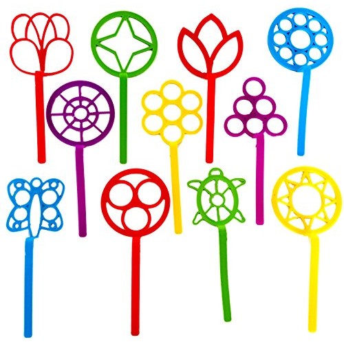Dondor Bubble Wands, Large Bubble Wand Assortment, 8 Inches 1 Set