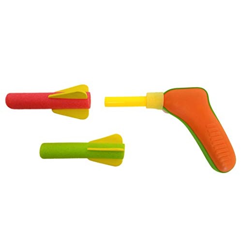 Dondor Mini Pump Action Foam Air Rocket Launcher Party Favors