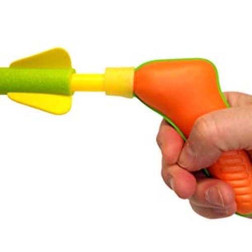 Dondor Mini Pump Action Foam Air Rocket Launcher Party Favors