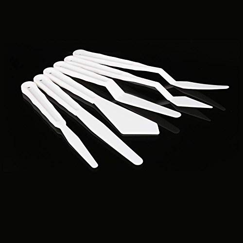 Luckycivia 6 Set Palette Knives Set, Plastic Spatula with Six Diff...
