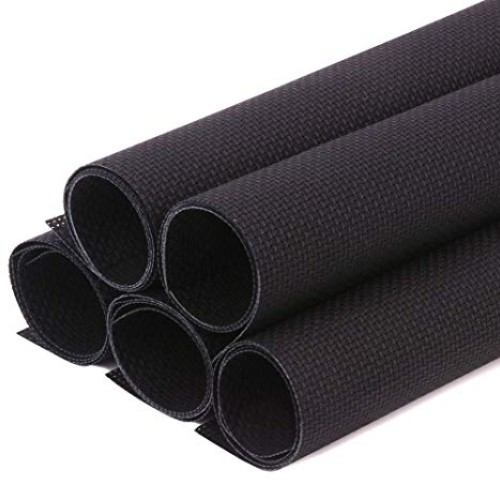 Aida Cloth 14 Count Cross Stitch Fabric,12×18inch,5Pcs,Black