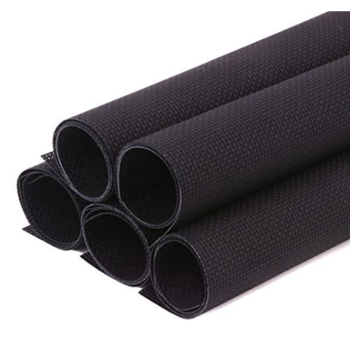 Aida Cloth 14 Count Cross Stitch Fabric,12×18inch,5Pcs,Black