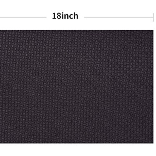 Aida Cloth 14 Count Cross Stitch Fabric,12×18inch,5Pcs,Black