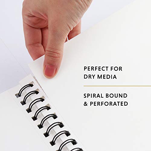 2-Pack 100 Sheets 9 x 12 Inch Sketch Pads for Drawing Perforated,...