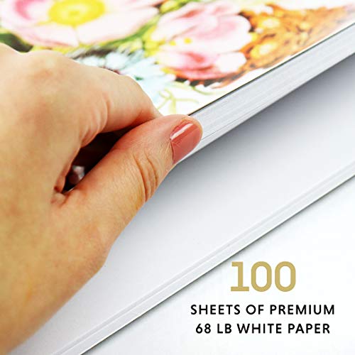 2-Pack 100 Sheets 9 x 12 Inch Sketch Pads for Drawing Perforated,...