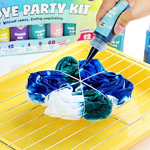 36 Bottles, 244 Items Tie Dye Party Kit: Rainbow Classic is The Ul...