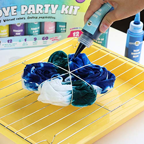 Doodlehog Easy Tie Dye Party Kit for Kids, Adults, and Groups. Cre...
