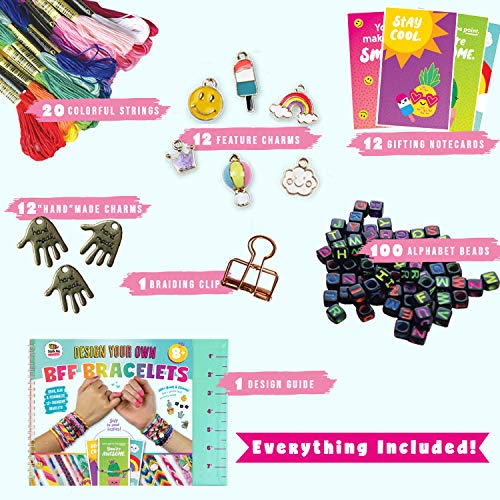 Friendship Bracelet Making Kit, Huge Value, Letter Beads, Crafts F...