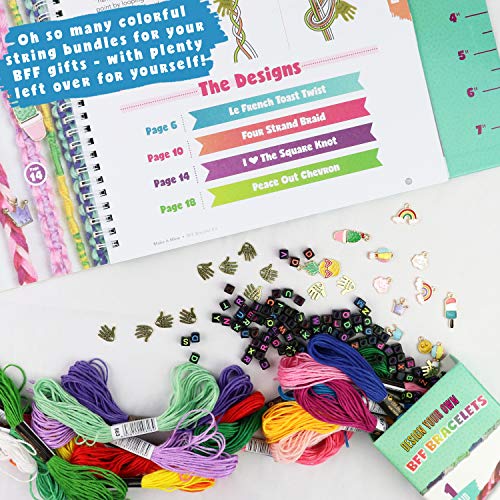 Friendship Bracelet Making Kit, Huge Value, Letter Beads, Crafts F...