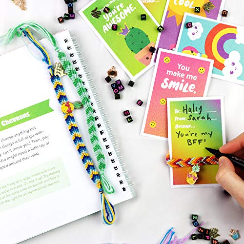 Friendship Bracelet Making Kit, Huge Value, Letter Beads, Crafts F...