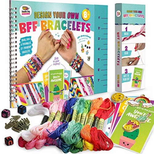 Friendship Bracelet Making Kit, Huge Value, Letter Beads, Crafts F...