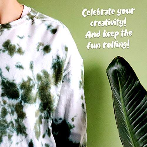 Teal & Green Tie Dye Colors in Fancy Plants Greens Tie Dye Kit Ty...