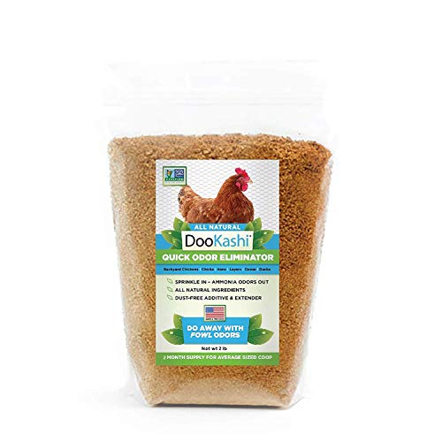 DooKashi for Poultry Chicken Coop Natural Odor Eliminator & Compos...