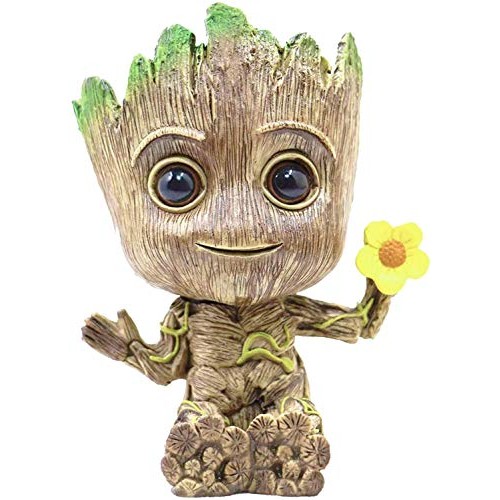 Pen Pot Tree Cute Baby Pens Holder or Flower Pot with Drainage Hol...