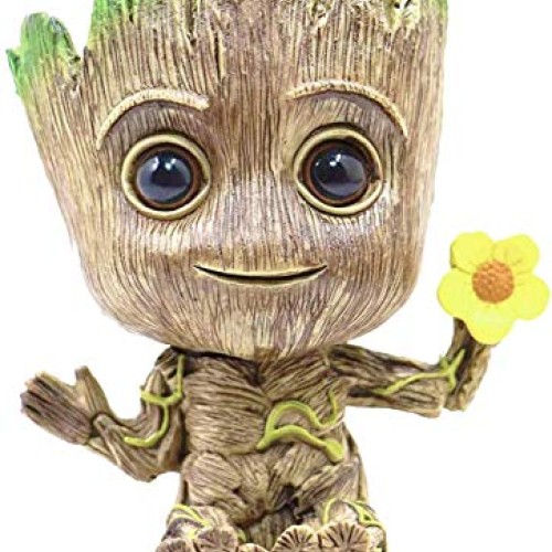 Pen Pot Tree Cute Baby Pens Holder or Flower Pot with Drainage Hol...