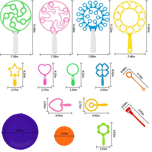 Big Bubble Wands Set Toys - Dorakitten 28 PCS Bubble Making Toys F...