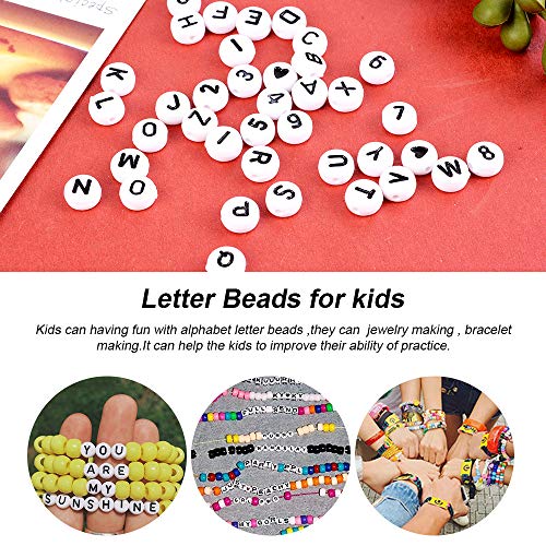 DoreenBow 1850PCS Acrylic Letter Beads A-Z Letter and Number Beads...