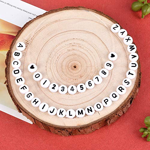 DoreenBow 1850PCS Acrylic Letter Beads A-Z Letter and Number Beads...