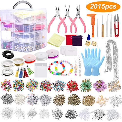 DoreenBow 2015PCS DIY Jewelry Making Supplies Kit Jewelry Beads an...