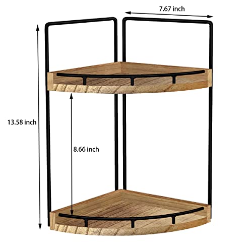 2-Tier Corner Bathroom Counter Organizer,Dorhors Tray and Vanity O...