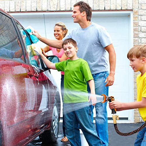 Double Couple Garden Hose Flexible Car Wash Water Hose - Super Dur...