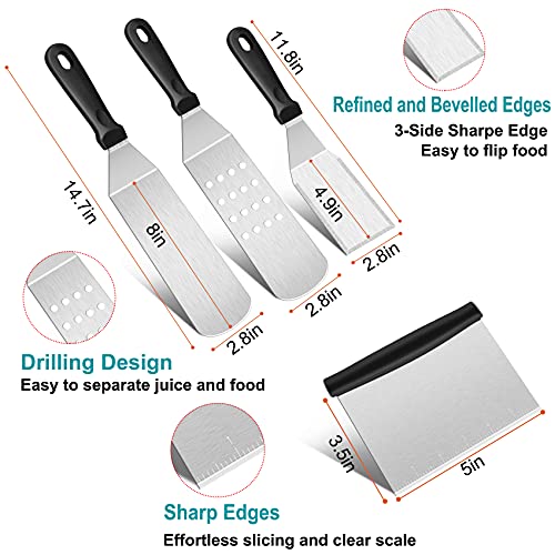 Griddle Accessories Kit 9 Pieces Exclusive Griddle Tools with Carr...