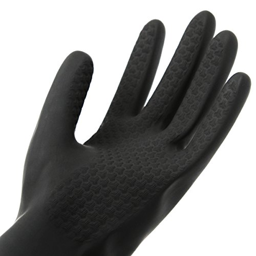 Chemical Resistant Gloves,Safety Work Cleaning Protective Heavy Du...