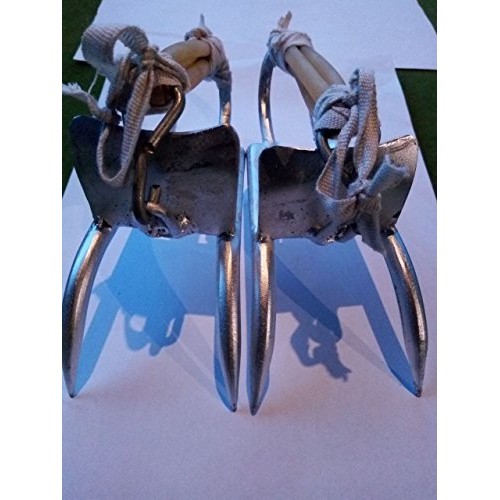 DUOSHIDA Pole Climbing Spikes, Tree Climbing Tool for Hunting Obse...