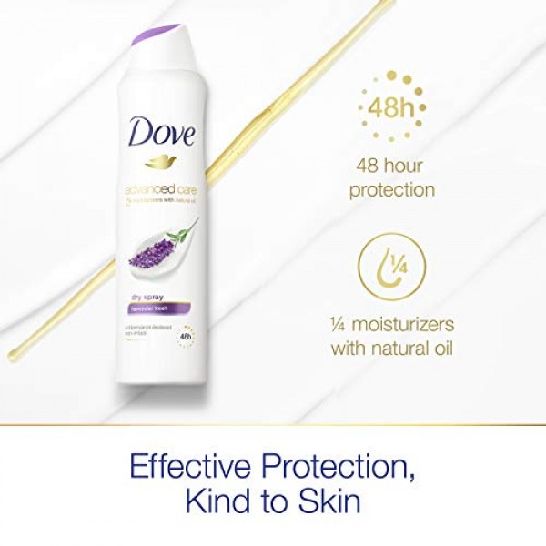 Dove Advanced Care Antiperspirant Deodorant Dry Spray 48 Hours of ...