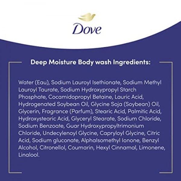 Dove Deep Moisture Body Wash For Dry Skin Moisturizing Body Wash T...