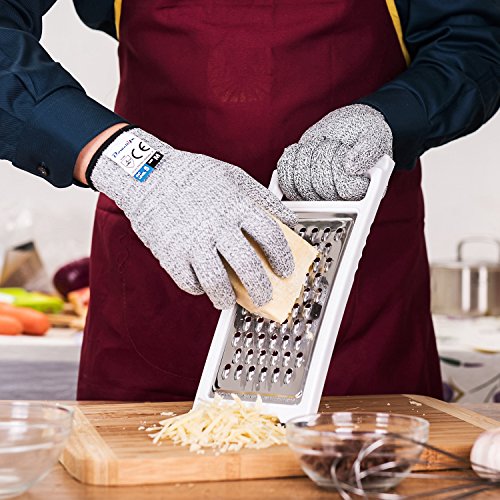 Dowellife Cut Resistant Gloves Food Grade Level 5 Protection, Safe...
