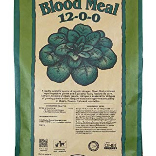Down To Earth Blood Meal Fertilizer Mix 12-0-0, 50 lb